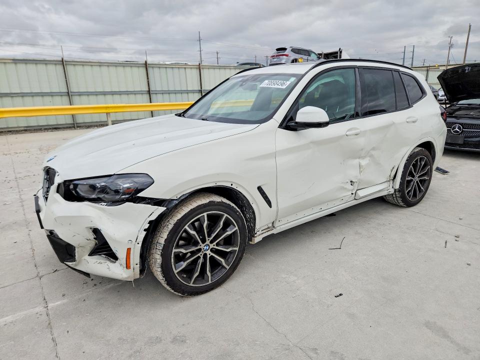BMW X3 2023 с VIN 5UX43DP02P9P48890 - Снимка от търг