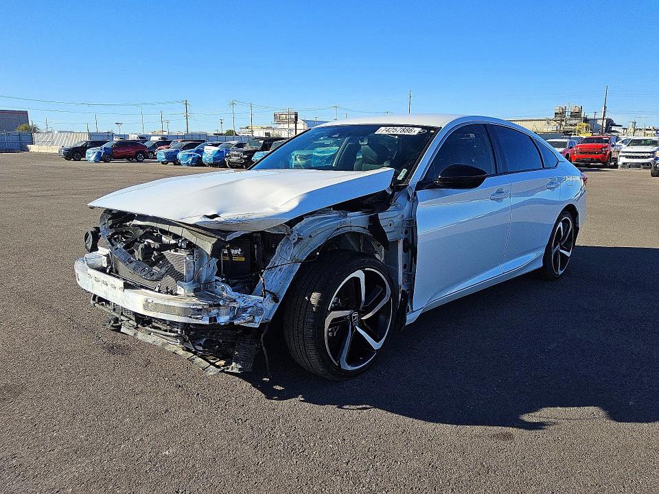 HONDA ACCORD 2022 с VIN 1HGCV3F24NA018366 - Снимка от търг