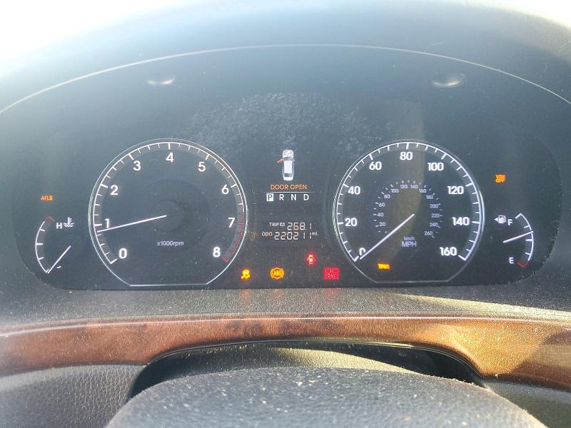 Photo 9 from auction – 2013 HYUNDAI EQUUS with VIN KMHGH4JH7DU058362