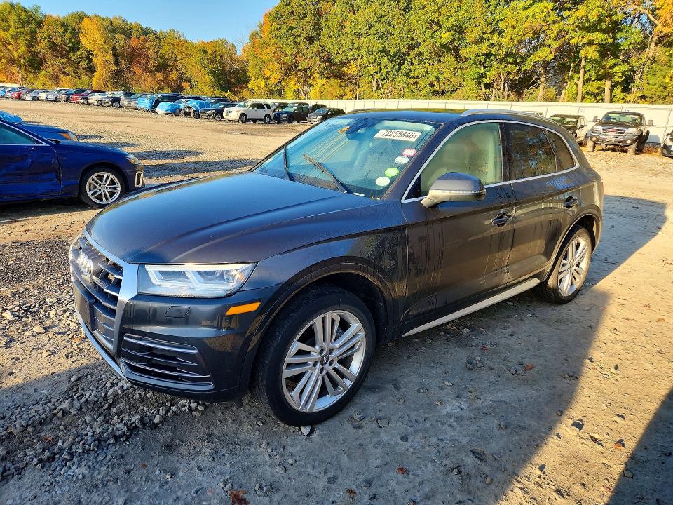 AUDI Q5 2018 с VIN WA1CNAFY8J2000491 - Снимка от търг
