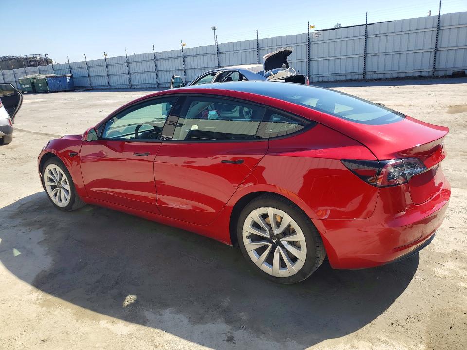 Photo 2 from auction – 2022 TESLA MODEL 3 with VIN 5YJ3E1EAXNF303978