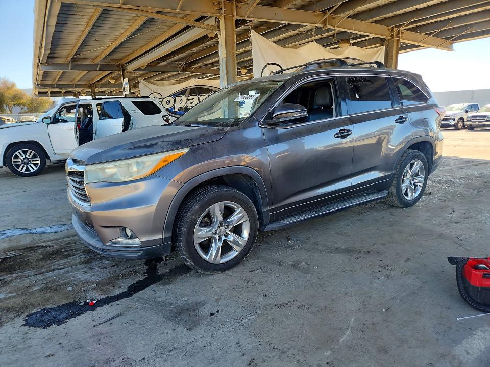 TOYOTA HIGHLANDER 2014 с VIN 5TDYKRFH6ES006405 - Снимка от търг