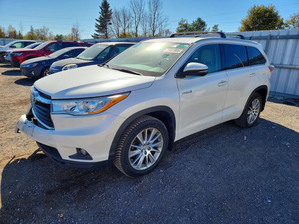 TOYOTA HIGHLANDER 2014 with VIN 5TDJCRFH3ES004321 - Photo from auction