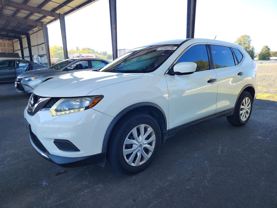 NISSAN ROGUE 2016 с VIN KNMAT2MV7GP634047 - Снимка от търг