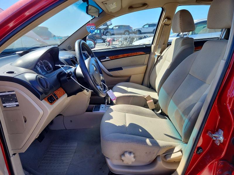 Photo 7 from auction – 2011 CHEVROLET AVEO with VIN KL1TD6DE8BB154853