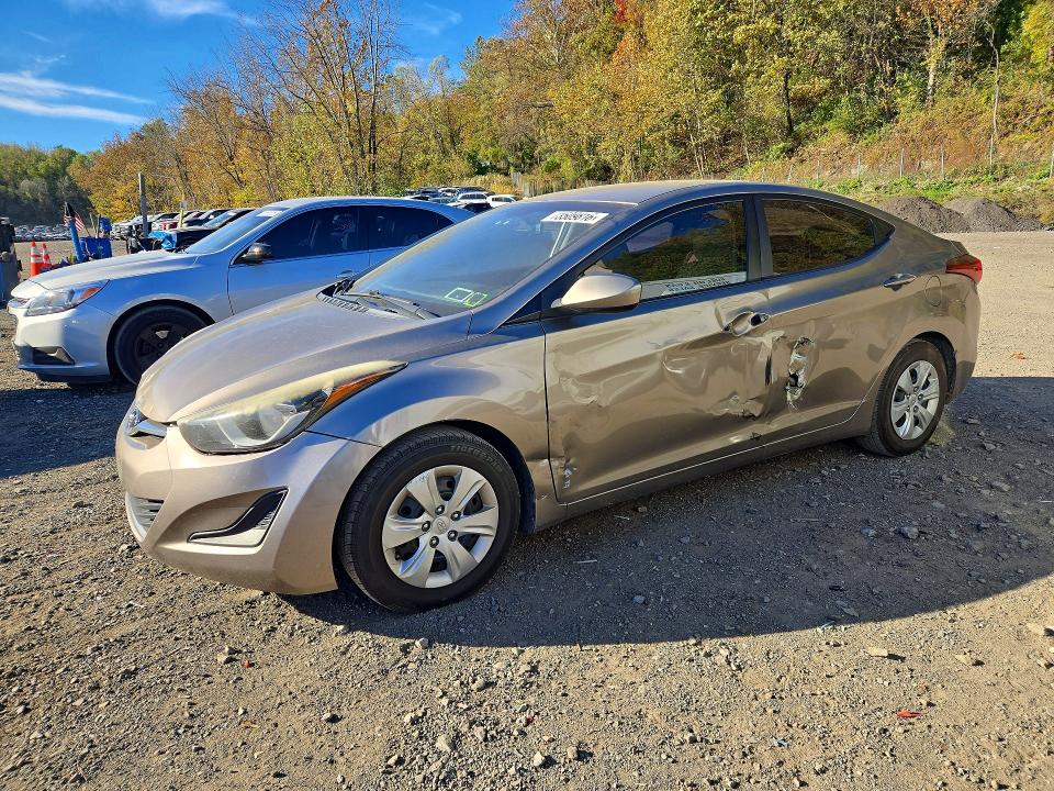 Photo 1 from auction – 2016 HYUNDAI ELANTRA with VIN 5NPDH4AE4GH679408