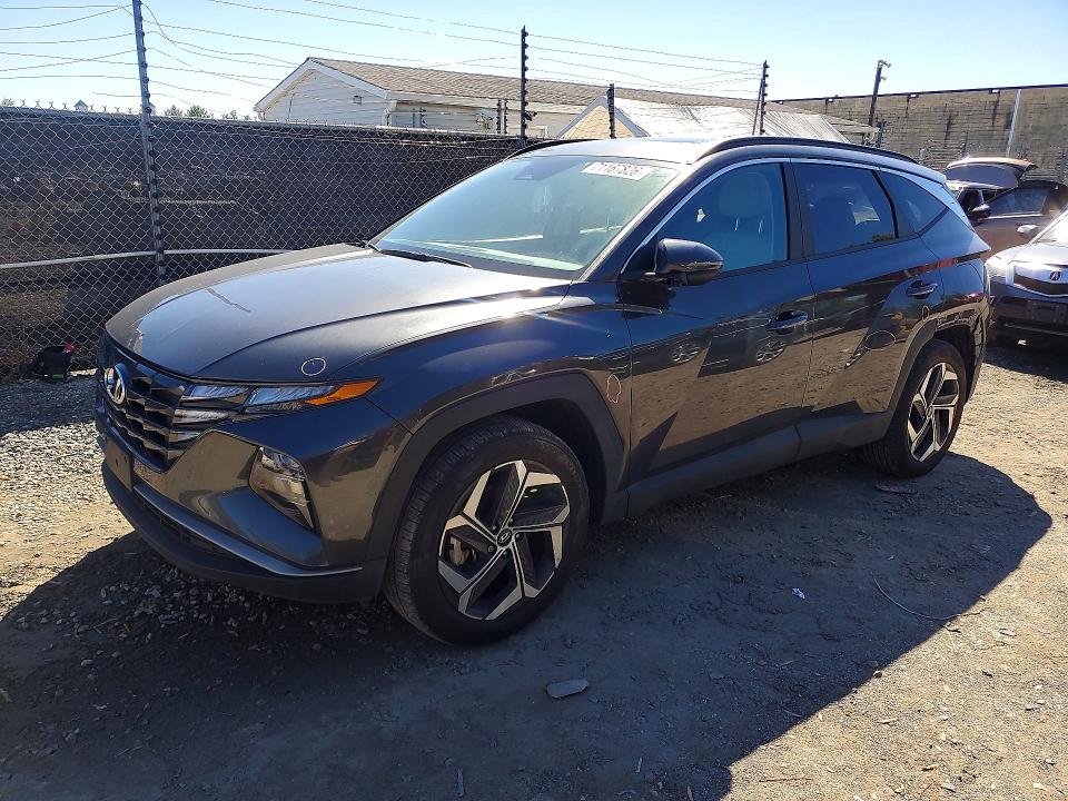 HYUNDAI TUCSON 2023 with VIN 5NMJF3AE0PH164079 - Photo from auction