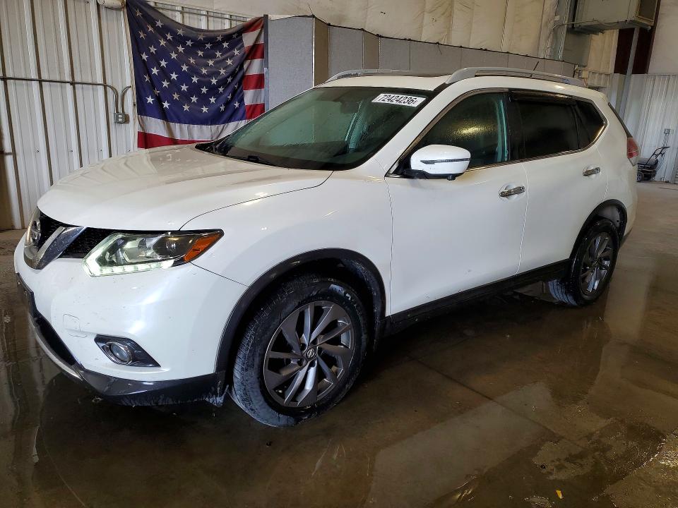 NISSAN ROGUE 2016 with VIN 5N1AT2MV1GC772587 - Photo from auction