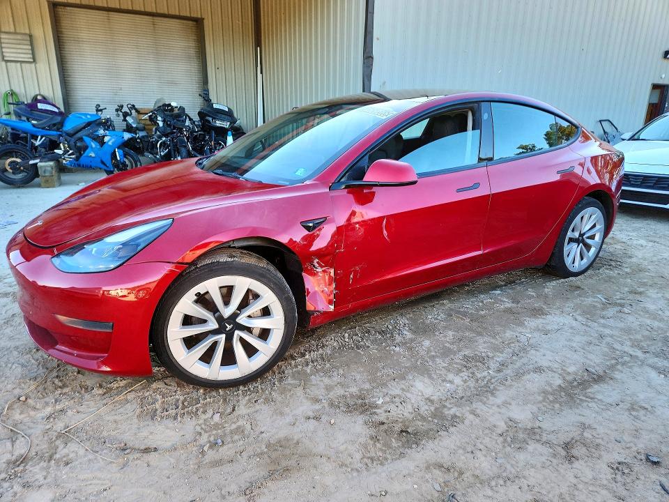 TESLA MODEL 3 2023 with VIN 5YJ3E1EA7PF436443 - Photo from auction