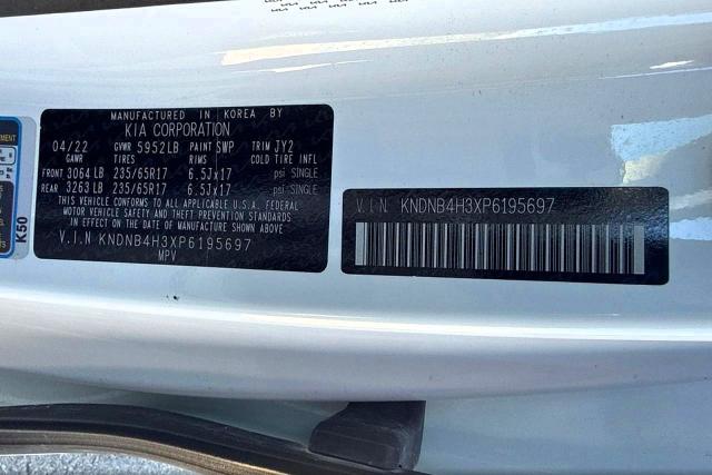 Фото 10 с аукциона – 2023 KIA CARNIVAL с VIN KNDNB4H3XP6195697
