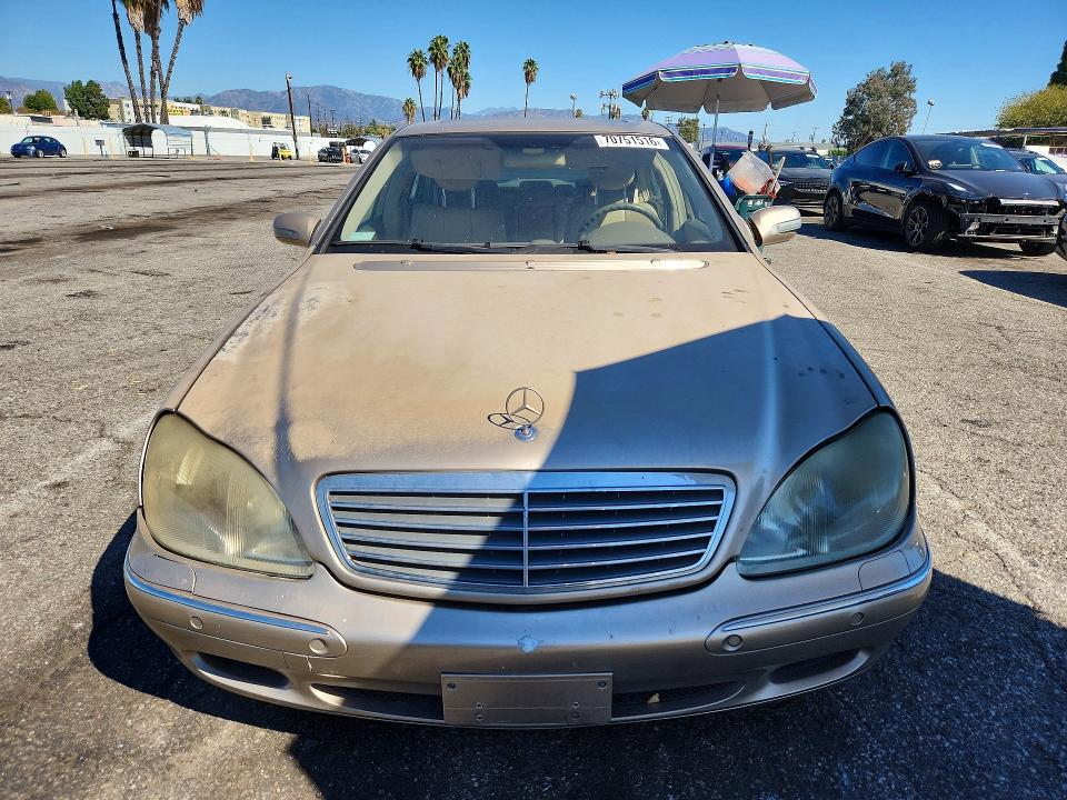 Photo 5 from auction – 2000 MERCEDES-BENZ S with VIN WDBNG75J4YA134459