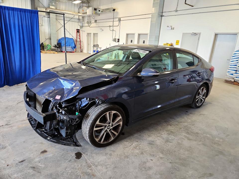 HYUNDAI ELANTRA 2017 с VIN KMHD84LF1HU380466 - Снимка от търг