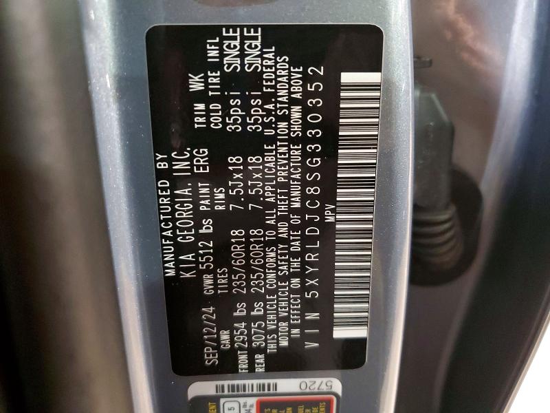 Снимка 14 от търг – 2025 KIA SORENTO с VIN 5XYRLDJC8SG330352