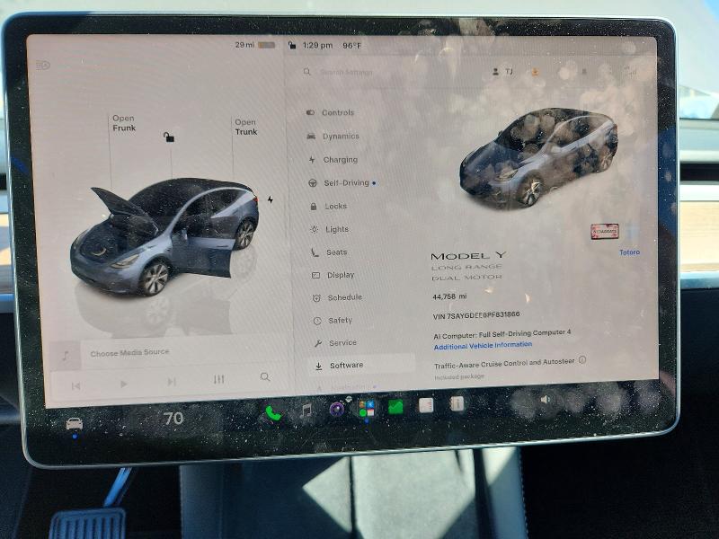 Снимка 9 от търг – 2023 TESLA MODEL Y с VIN 7SAYGDEE6PF831866