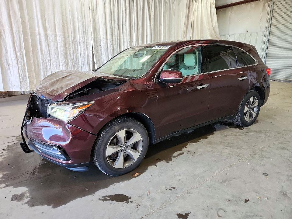 ACURA MDX 2016 с VIN 5FRYD4H28GB040681 - Снимка от търг