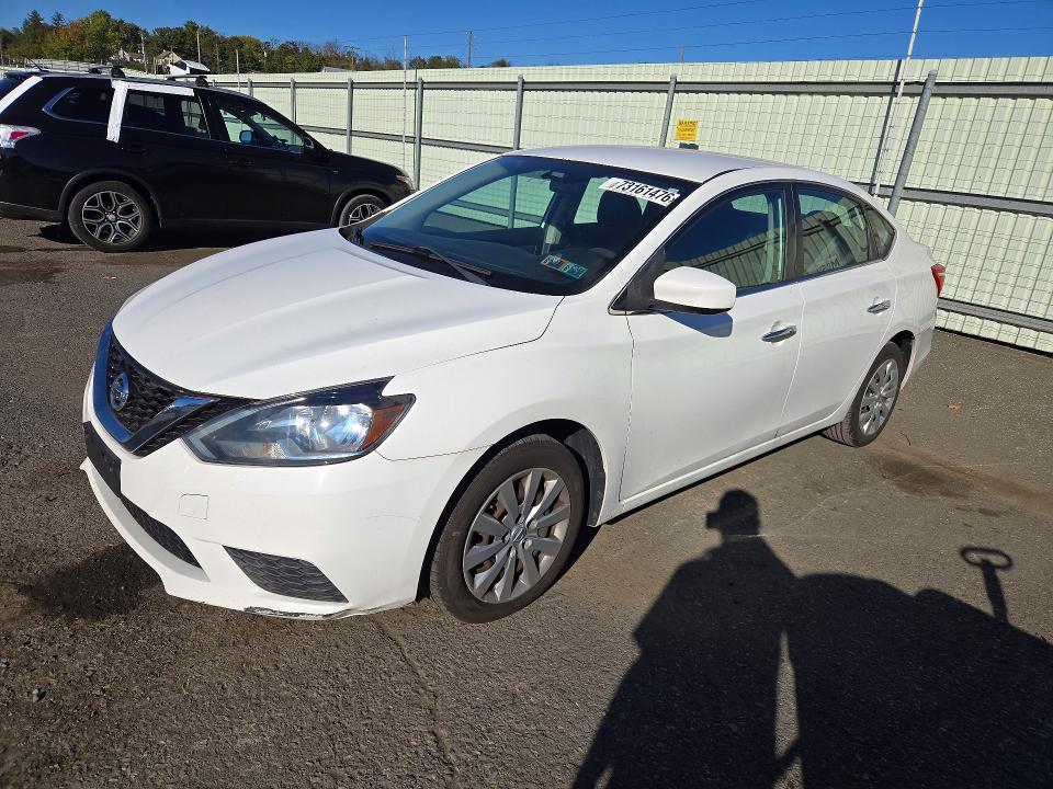 NISSAN SENTRA 2017 с VIN 3N1AB7AP3HY296672 - Снимка от търг