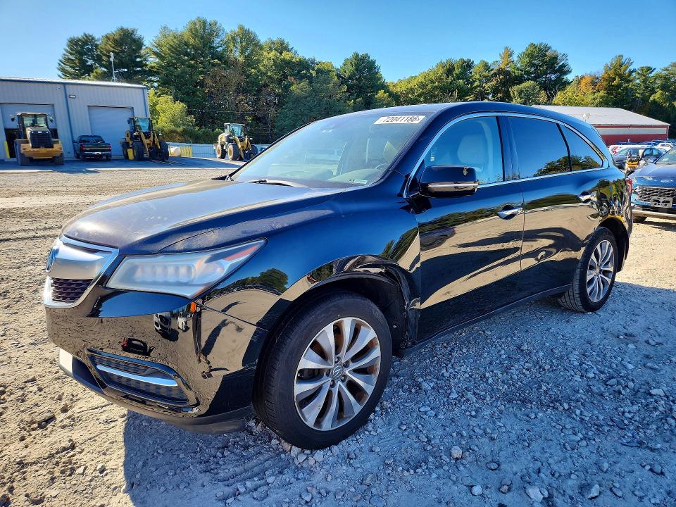 ACURA MDX 2016 with VIN 5FRYD4H68GB038612 - Photo from auction