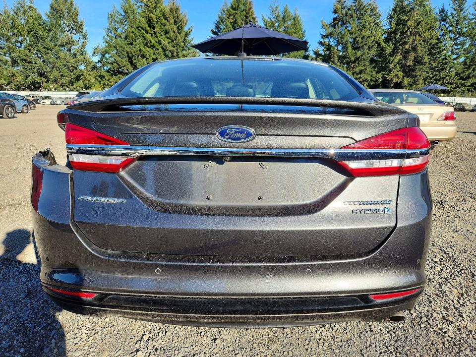 Photo 6 from auction – 2018 FORD FUSION with VIN 3FA6P0RU8JR248502
