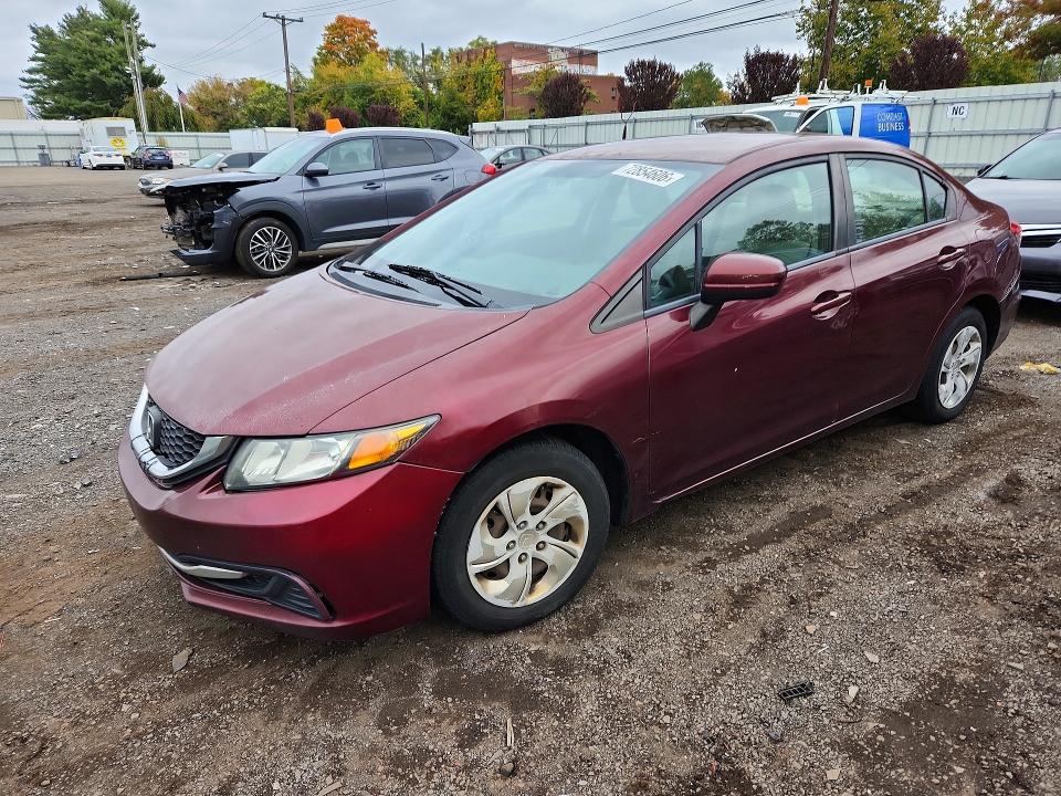 Снимка 1 от търг – 2014 HONDA CIVIC с VIN 2HGFB2F58EH547797