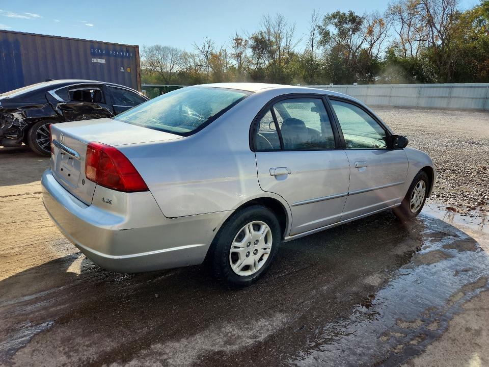 Снимка 3 от търг – 2002 HONDA CIVIC с VIN 1HGES16522L019788