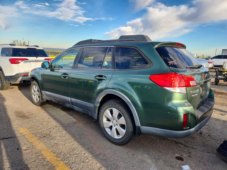 Фото 2 с аукциона – 2010 SUBARU OUTBACK с VIN 4S4BREKC7A2314670