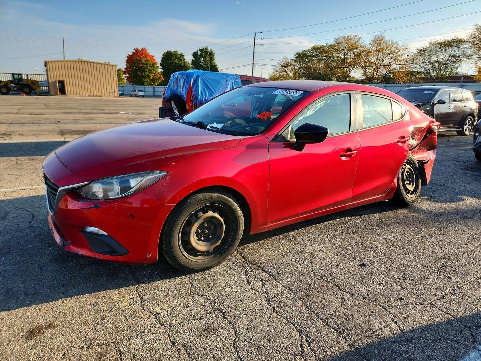 MAZDA 3 2015 с VIN JM1BM1T78F1238029 - Снимка от търг