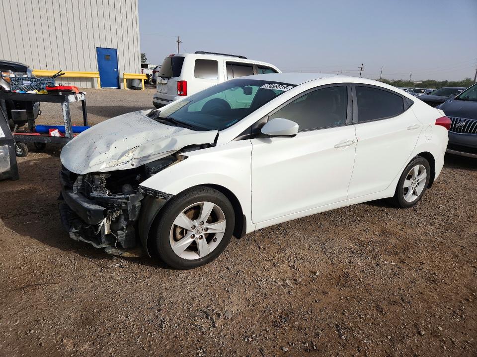 HYUNDAI ELANTRA 2013 z numerem VIN 5NPDH4AE6DH406773 - Zdjęcie z aukcji