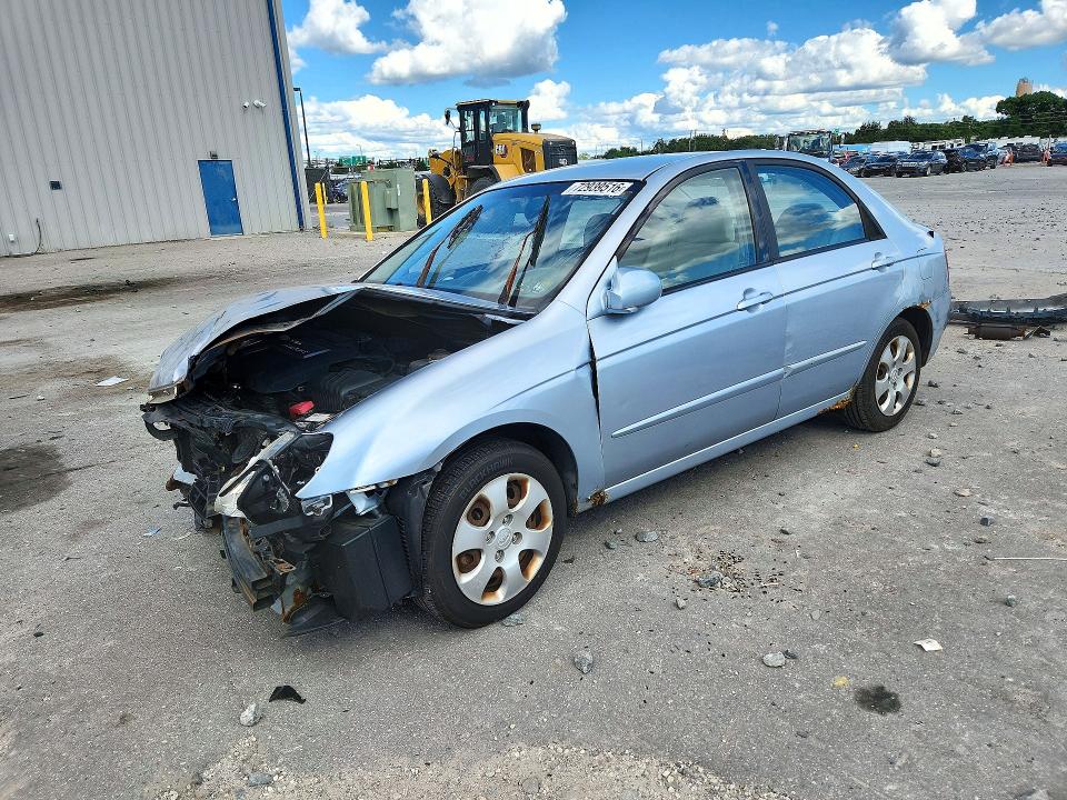 KIA SPECTRA 2006 مع رقم تعريف المركبة KNAFE121065336716 - صورة من المزاد