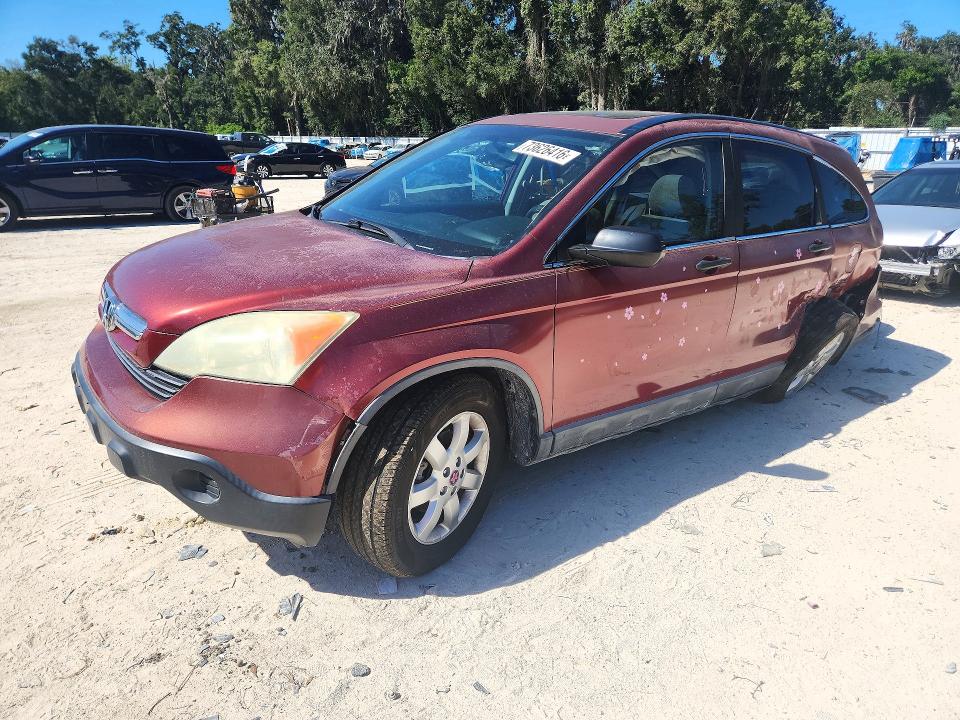 HONDA CR-V 2008 с VIN 5J6RE485X8L014427 - Снимка от търг