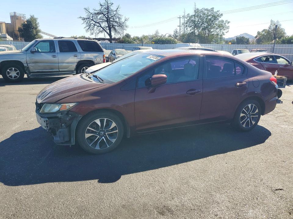 HONDA CIVIC 2014 с VIN 19XFB2F82EE233583 - Снимка от търг