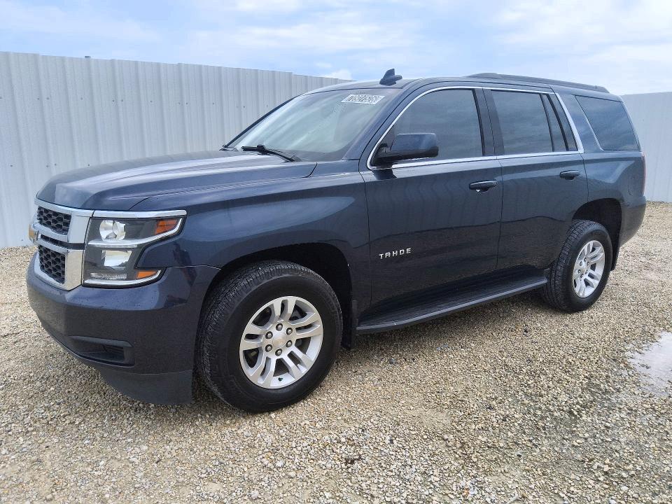 CHEVROLET TAHOE 2019 with VIN 1GNSCAKC0KR114969 - Photo from auction