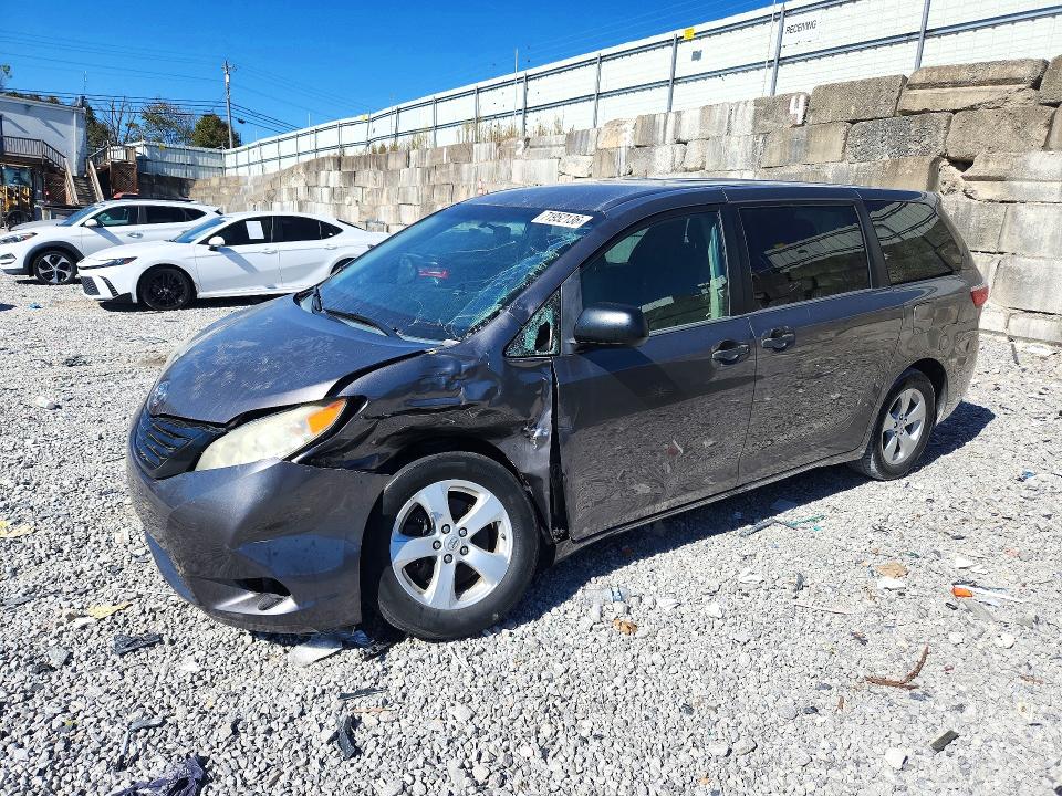 Zdjęcie 1 z aukcji – 2015 TOYOTA SIENNA z VIN 5TDZK3DC9FS550889