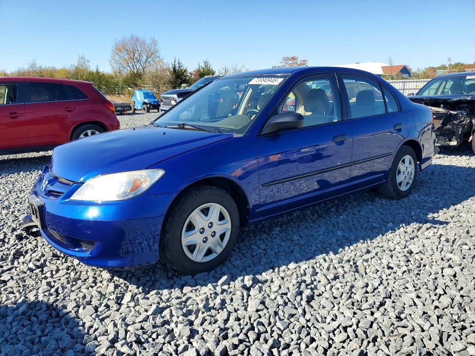 HONDA CIVIC 2004 with VIN 1HGES164X4L024621 - Photo from auction