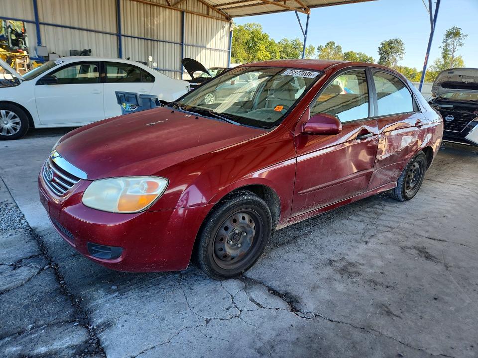 KIA SPECTRA 2007 with VIN KNAFE121675415955 - Photo from auction