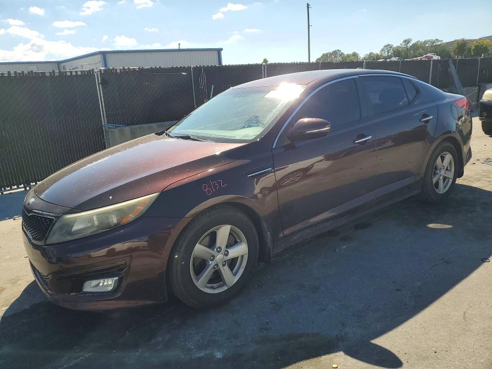 KIA OPTIMA 2014 with VIN 5XXGM4A75EG326100 - Photo from auction
