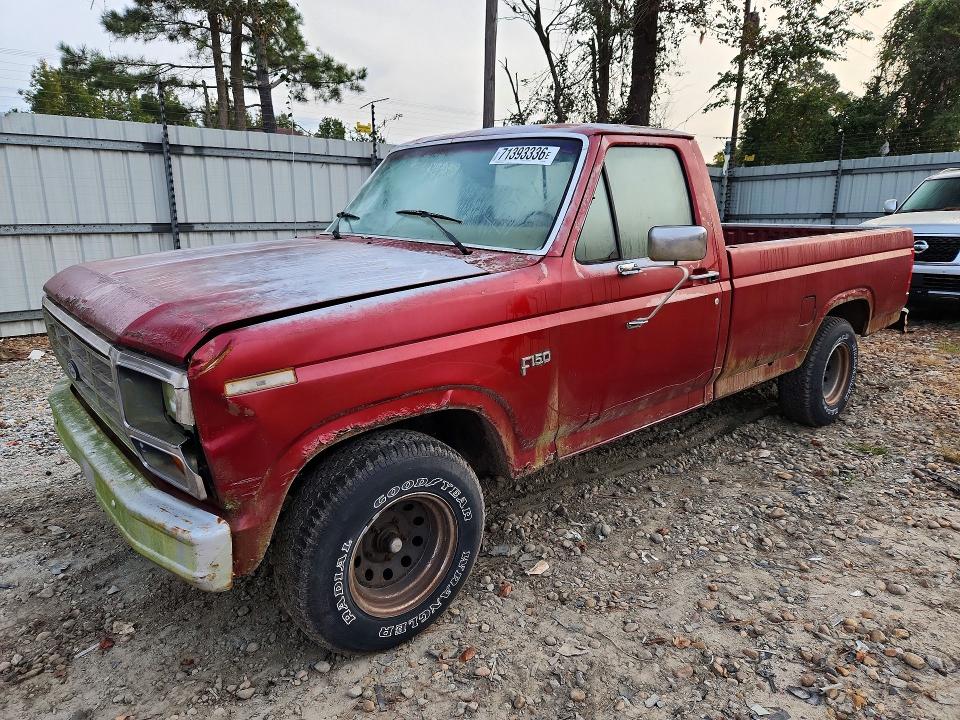 FORD F150 1985 with VIN 1FTDF15N4FNA37848 - Photo from auction