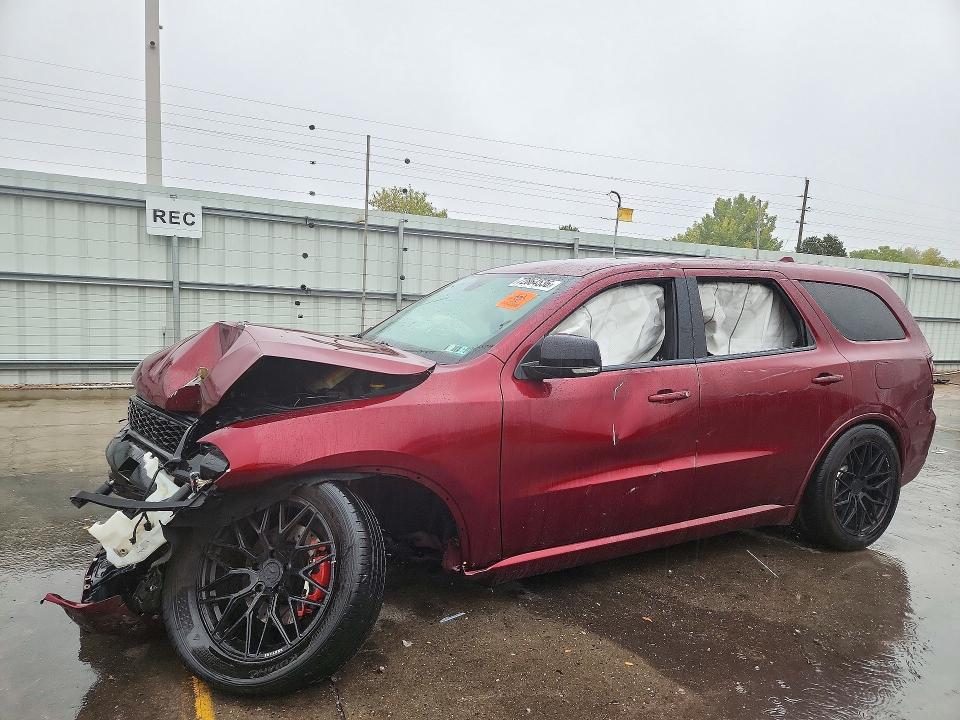 DODGE DURANGO 2021 with VIN 1C4RDJDG2MC850452 - Photo from auction