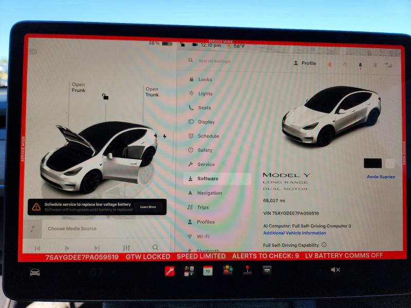 Снимка 9 от търг – 2023 TESLA MODEL Y с VIN 7SAYGDEE7PA059519