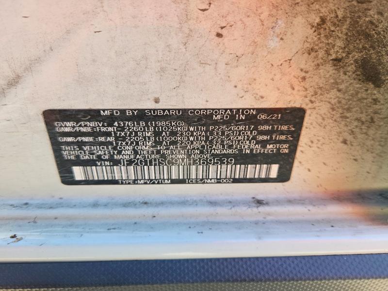 Foto 14 de la subasta – 2021 SUBARU CROSSTREK con VIN JF2GTHSC9MH369539