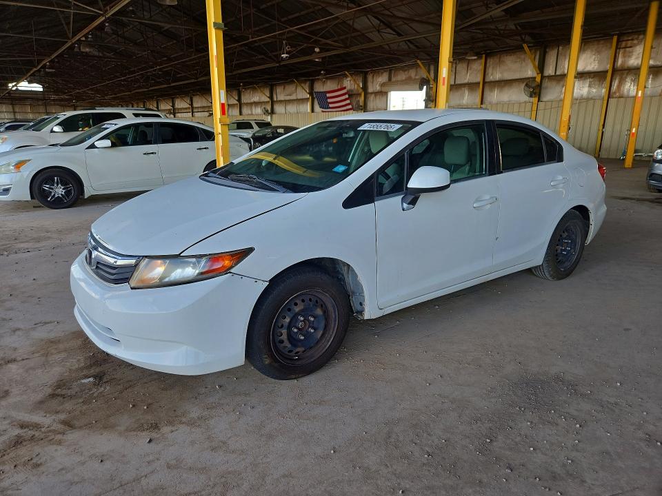 HONDA CIVIC 2012 с VIN 2HGFB2F52CH612320 - Снимка от търг