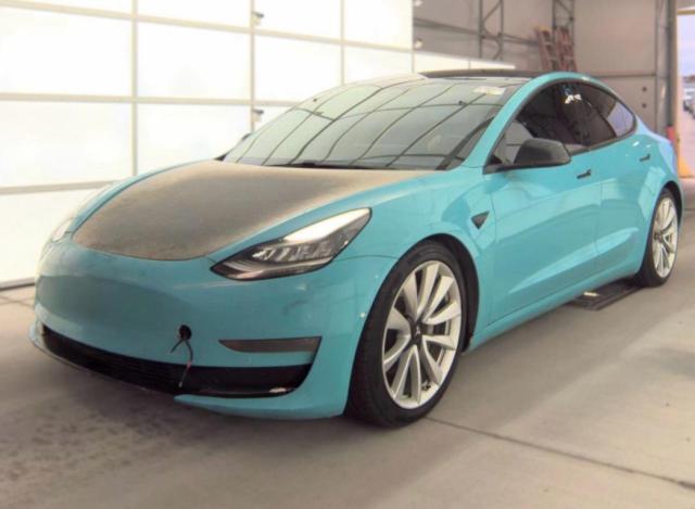 Снимка 2 от търг – 2018 TESLA MODEL 3 с VIN 5YJ3E1EB0JF182543