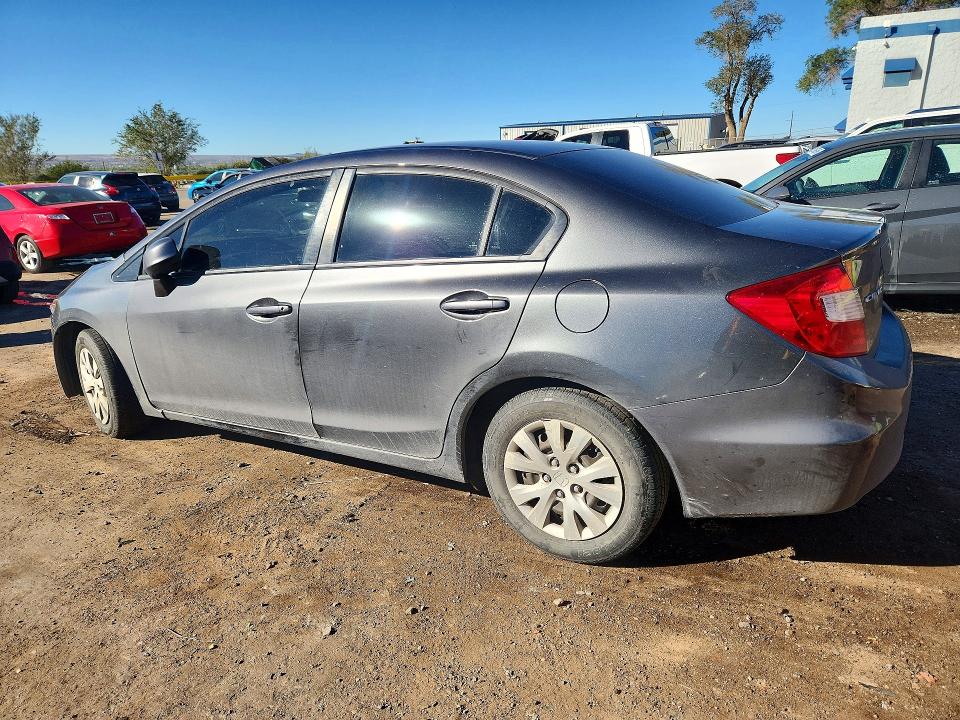 Снимка 2 от търг – 2012 HONDA CIVIC с VIN 19XFB2F51CE331362