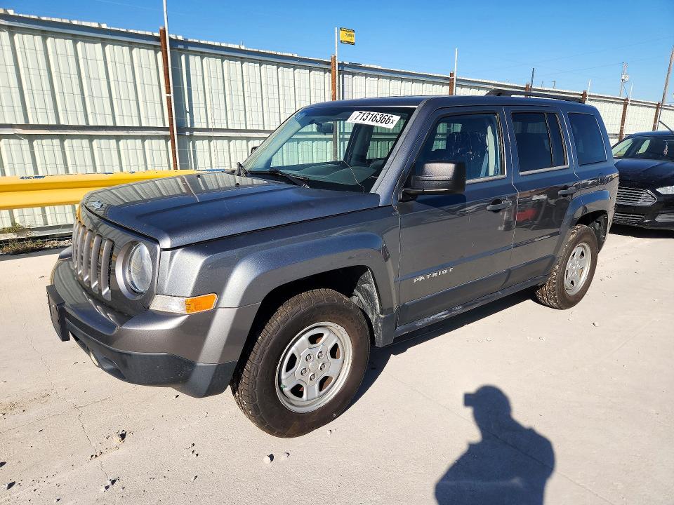 2014 JEEP PATRIOT - Търг №71316366