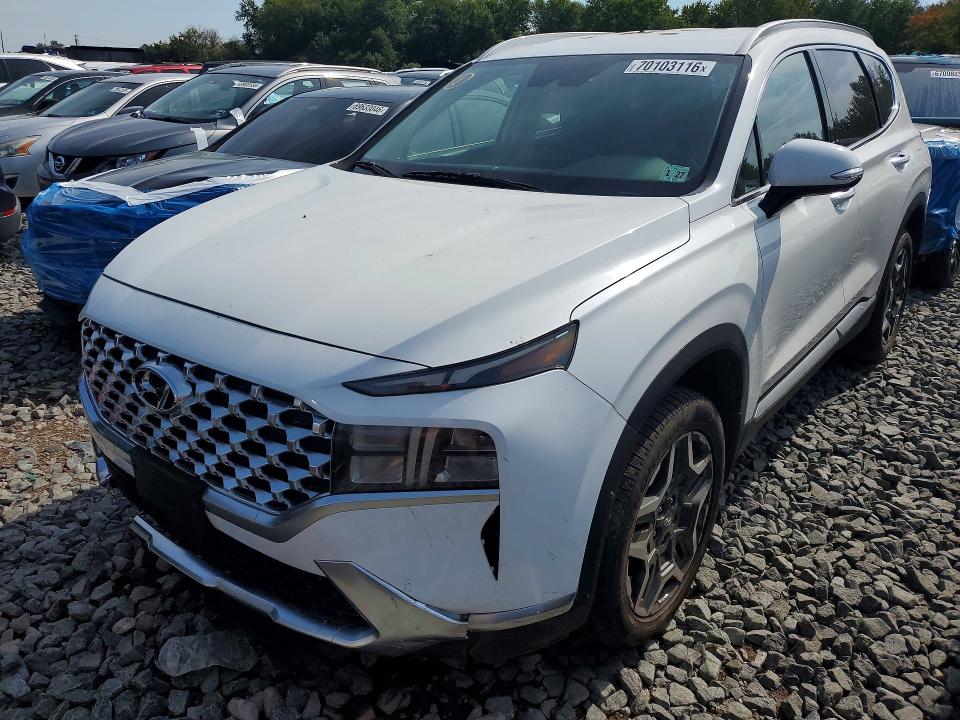 HYUNDAI SANTA FE 2022 с VIN KM8S6DA2XNU025045 - Снимка от търг