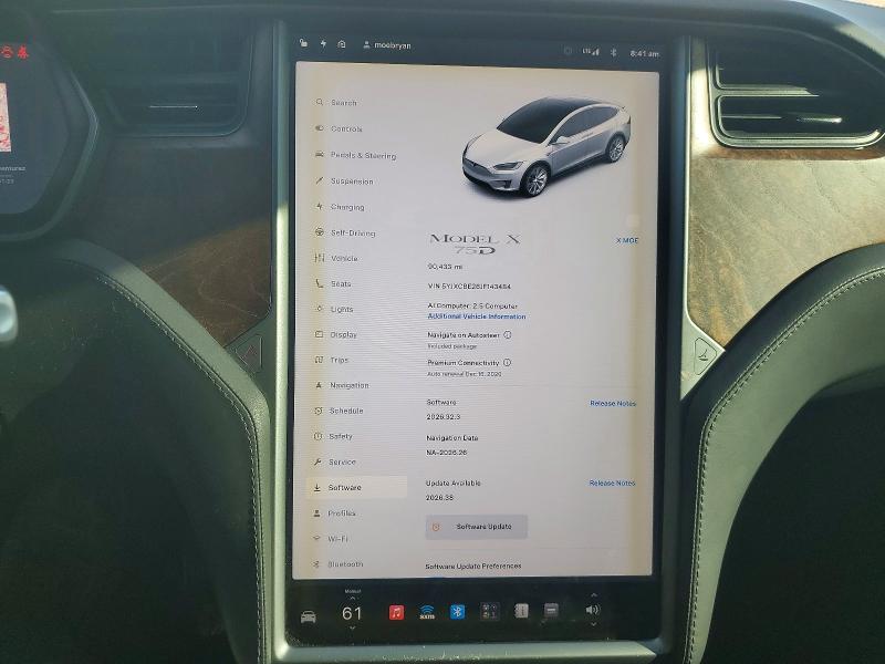 Снимка 9 от търг – 2018 TESLA MODEL X с VIN 5YJXCBE26JF143484
