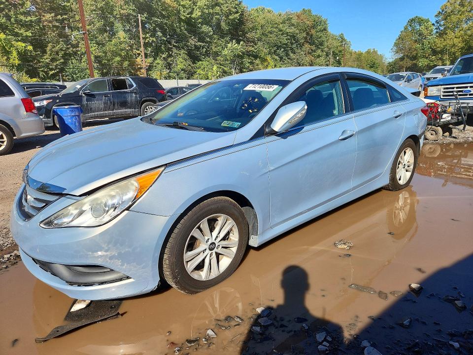 HYUNDAI SONATA 2014 with VIN 5NPEB4AC7EH836253 - Photo from auction