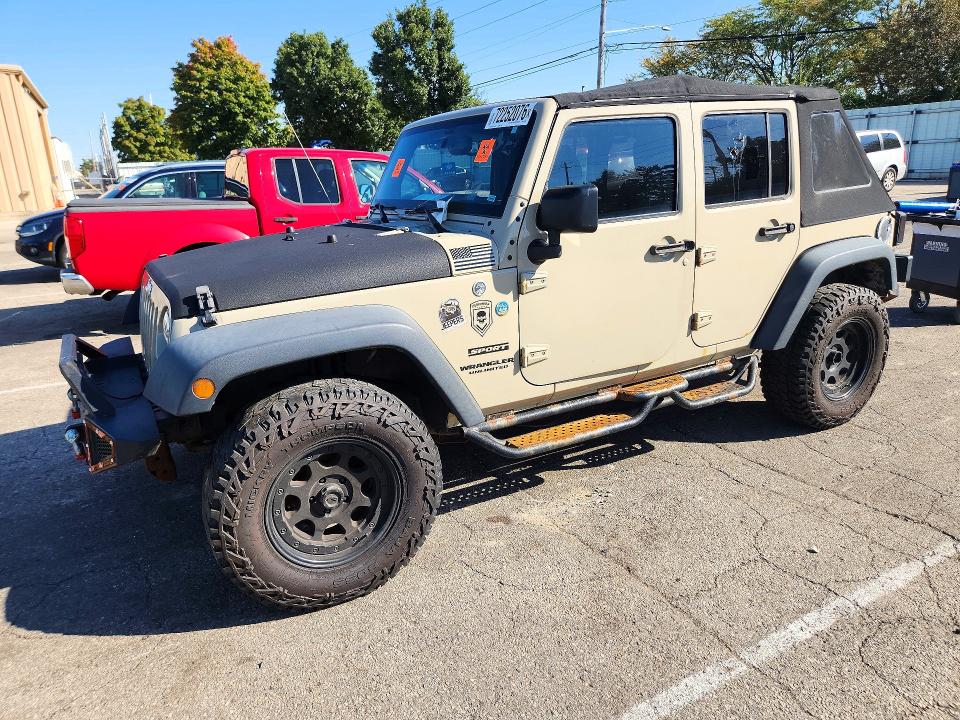 JEEP WRANGLER UNLIMITED 2017 с VIN 1C4BJWDG6HL570269 - Снимка от търг