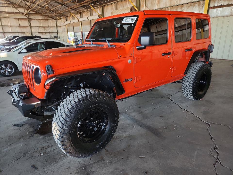 JEEP WRANGLER 2019 with VIN 1C4HJXEG6KW575511 - Photo from auction