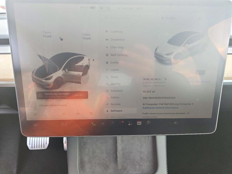 صورة رقم 9 من المزاد - 2023 TESLA MODEL Y مع VIN 7SAYGDEE0PA030105