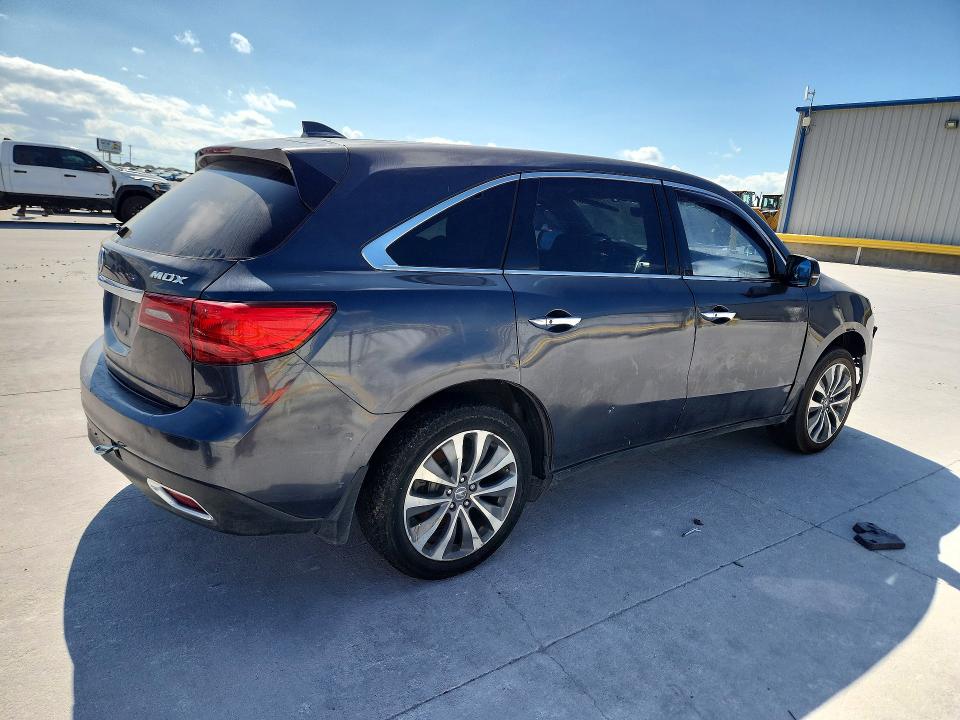 Photo 3 from auction – 2016 ACURA MDX with VIN 5FRYD3H47GB014505